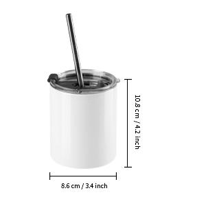 10 OZ Sublimation Blank Tumbler detail 1