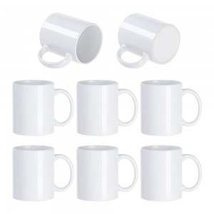 12oz sublimation mugs autt postulín krús klassískt drykkjarbollar mee handf?ngum