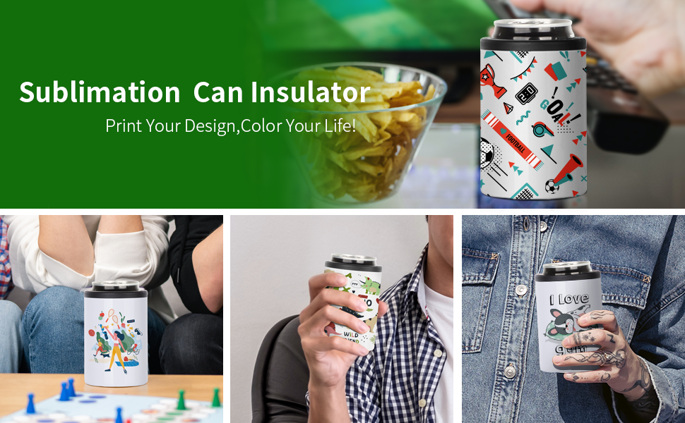 12 OZ Sublimation Blanks Can Insulator detail g