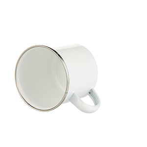 12 OZ Sublimation Blanks Enamel Mug smáatriei g