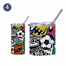 12 OZ Sublimation Blanks Tumbler detail 1