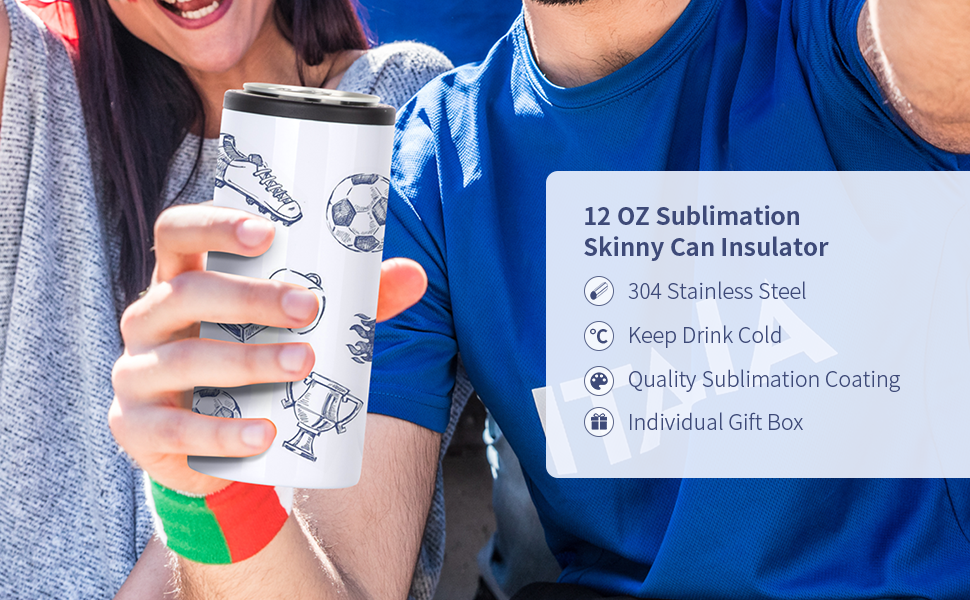 12oz Sublimasi Slim Rincian kurus g