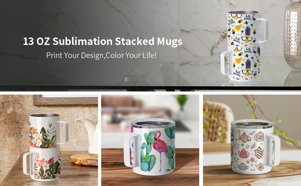 13 OZ Sublimation Mugs detail g