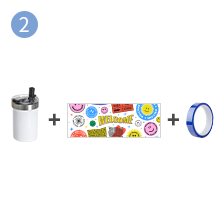 18 OZ Sublimation Tumbler White detail g