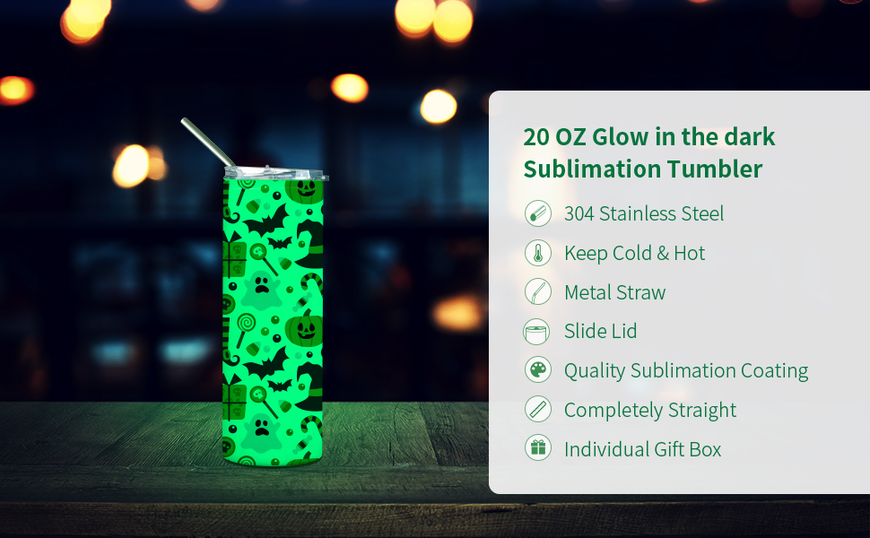 20 OZ Sublimation Bannaanshaha Faahfaahinta iftiinka g