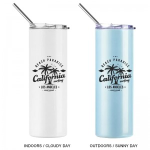20 oz kuraasta tumblers uv color Midabka u beddelaya cad cad ilaa musbbler si qumman