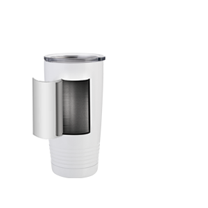 22 OZ Sublimation Blank Tumbler White Stainless detail g