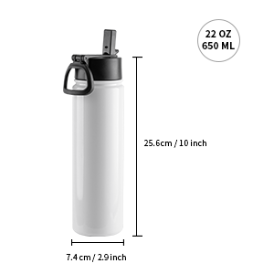 22 OZ Sublimation Blank Tumbler detail g