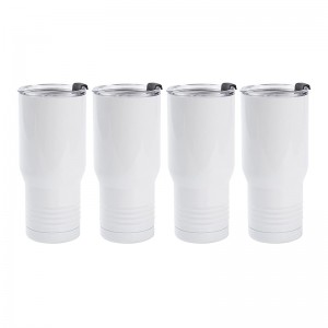 22 oz hvítur sublimation tumbler ryefríu stáli kaffi fereal?g