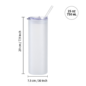 25 OZ Sublimation galaas faaruq ah faahfaahin g