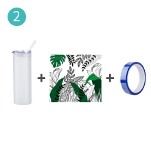 25 OZ Sublimation galaas faaruq ah faahfaahin g
