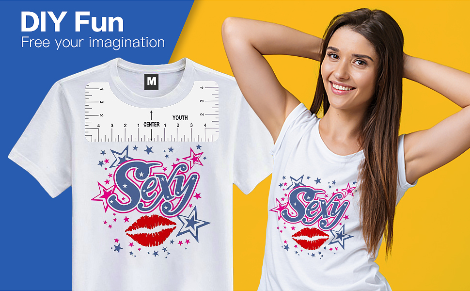 5 STK T-shirt lineal Guide detalje 5