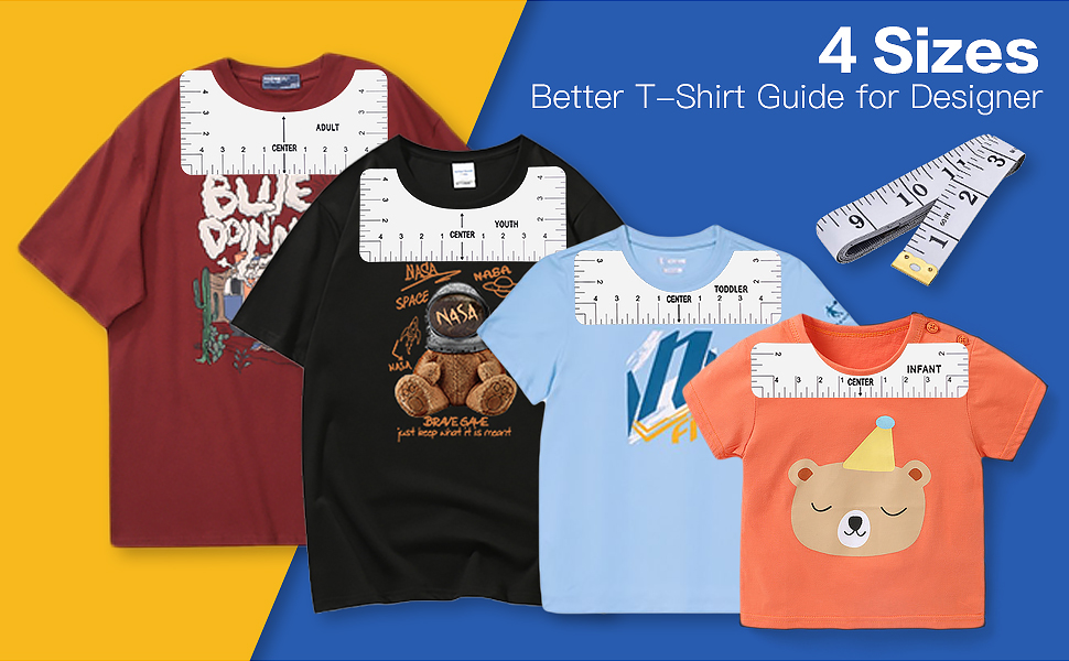 5 STK T-shirt lineal Guide detalje 5