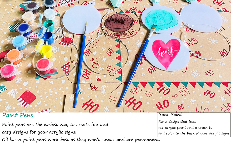 Acrylic Christmas Ornaments detail 1