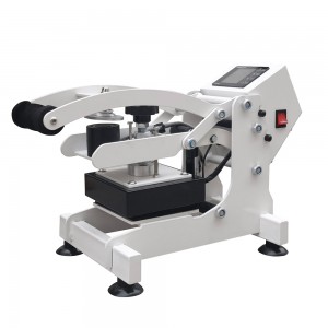 Hálf-sjálf-auto Open merkimiea Tag Heat Transfer Machine