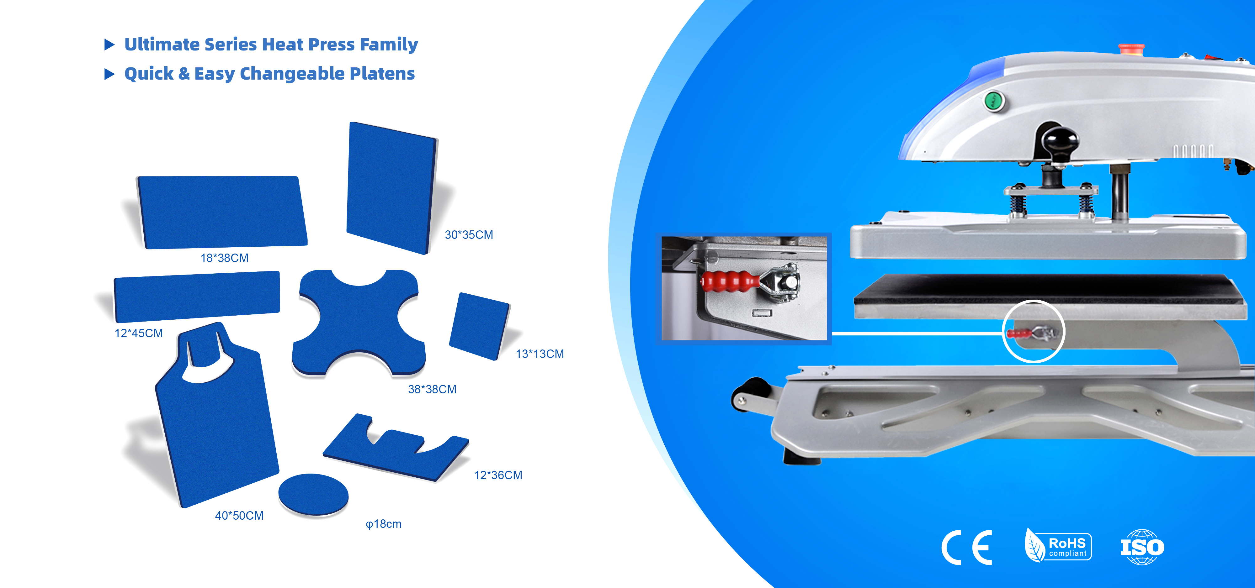 pneumatic heat press