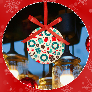 Qurxinta Christmas-ka ee bannaan (1)