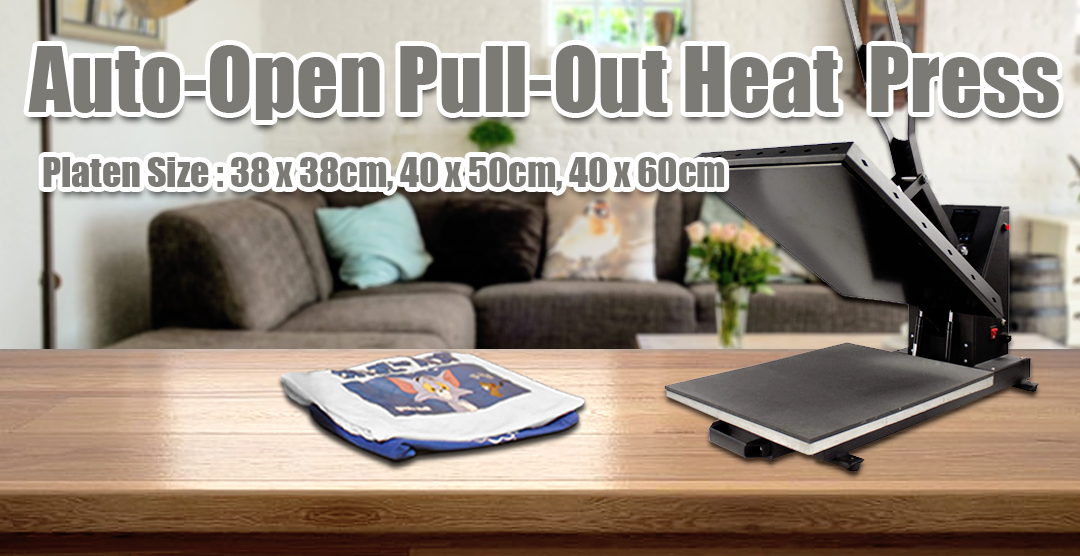 AUTO OPEN HEAT PRESS