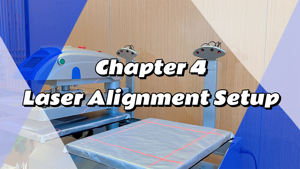 Heat Press Machine Tutorial 2022 - How to Use Electric Heat Press Machine - Laser Alignment Setup