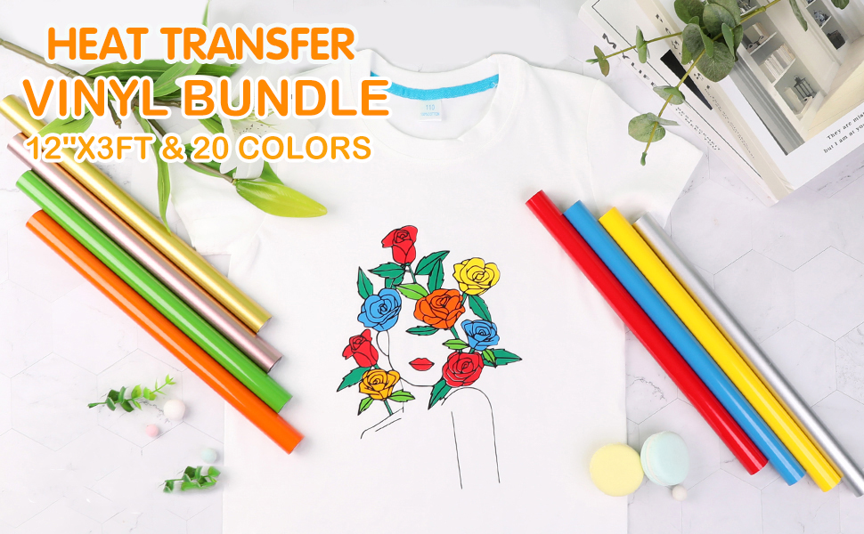Heat Transfer Vinyl Bundle detail 1