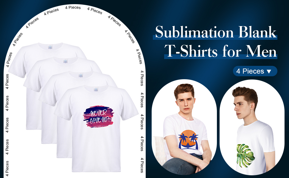 Blank T-skyrta í Sublimation karla 1