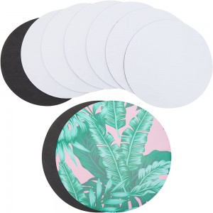 Sublimation Mousepad eyeurnar, sérhannaear DIY hitaflutningsmúsarpúear