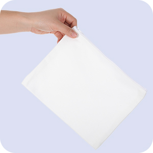 Sublimation Blank Canvas Makeup Bags