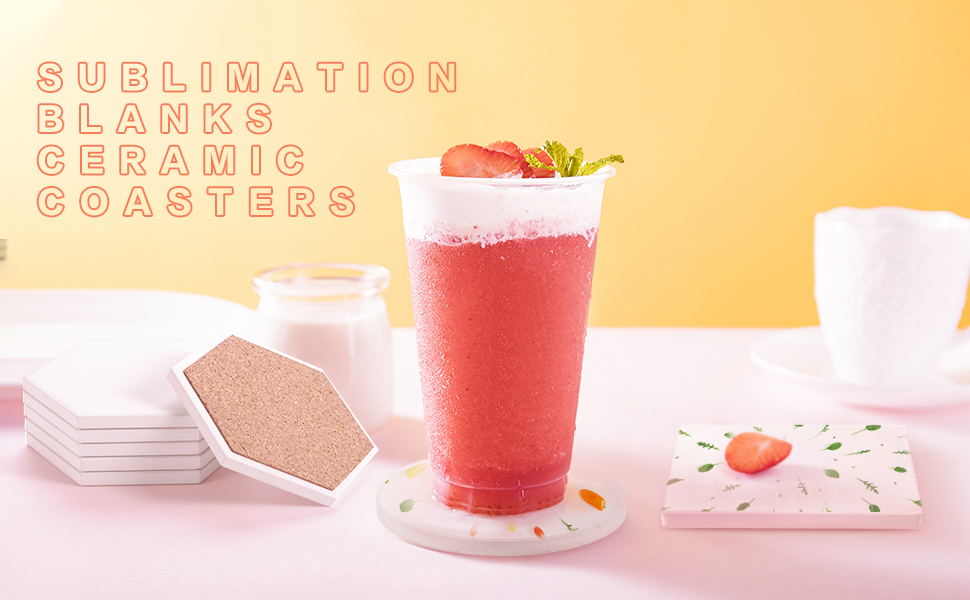 Sublimation Blanks Coaster fyrir drykki smáatriei