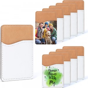 Sublimaj Blanks -Telefona Monujo - PU -Ledo -Karto -Tenilo por Reveno de Telefono