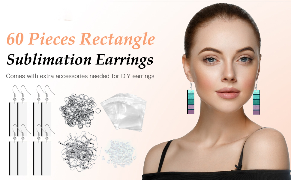 Sublimation Earrings Blank Bulk detail 