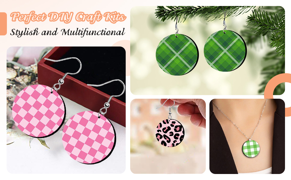 Sublimation Earrings Blank Earring Pendant detail