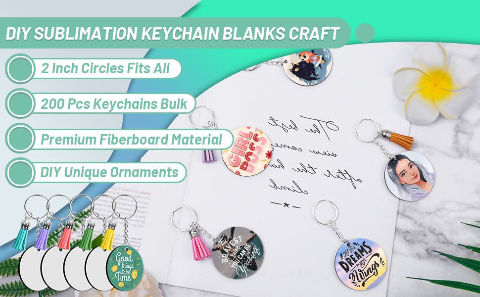 Sublimation Key-chains smáatriei 1