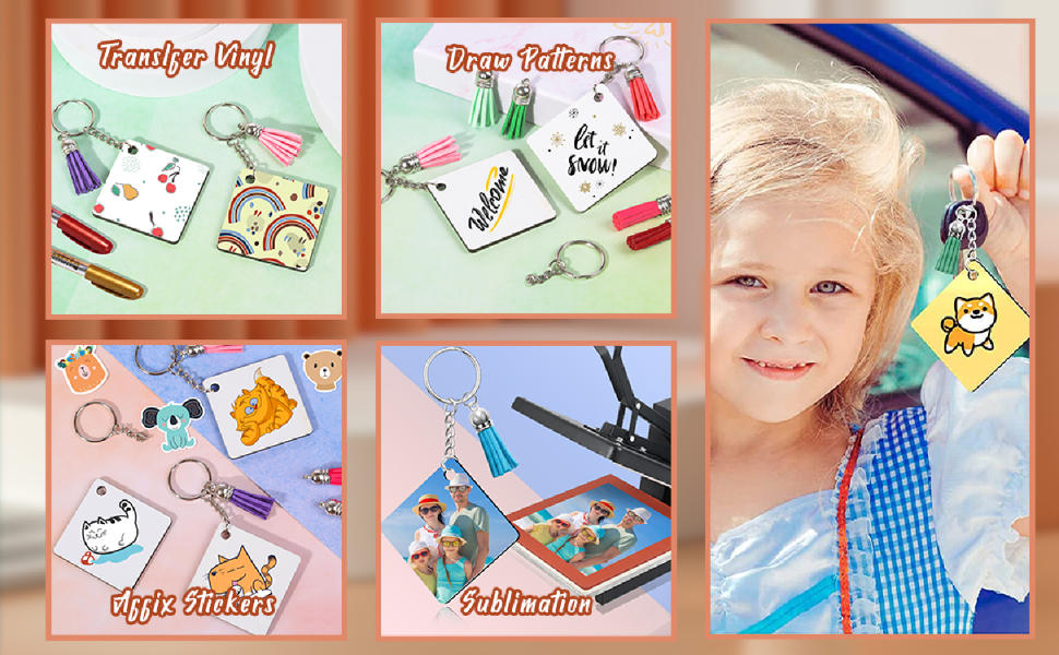 Sublimation Keychain Making Kit smáatriei 3