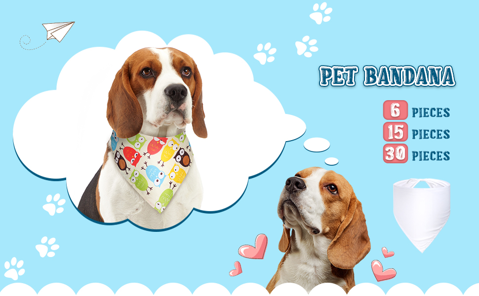 Sublimation Pet Bandana 