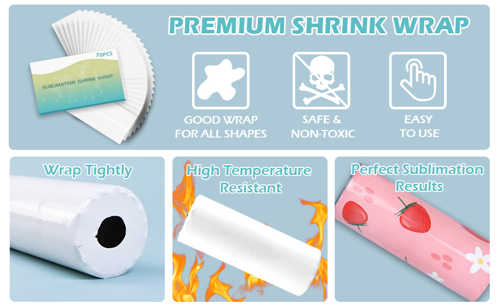 Sublimation Shrink Wrap detail