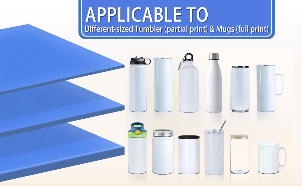 Sublimation Tumblers Wrap Compatible detail 