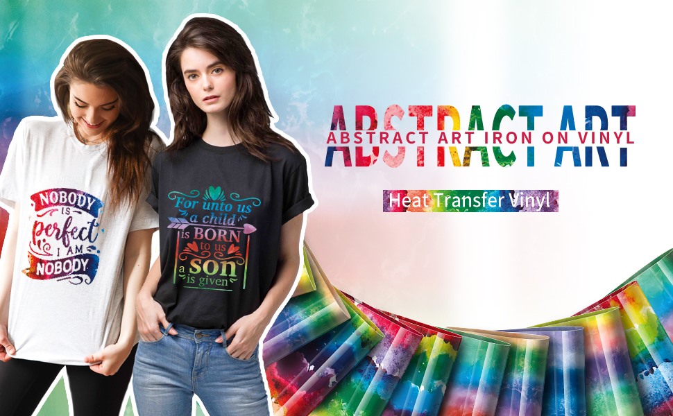Watercolor Heat Transfer Viny