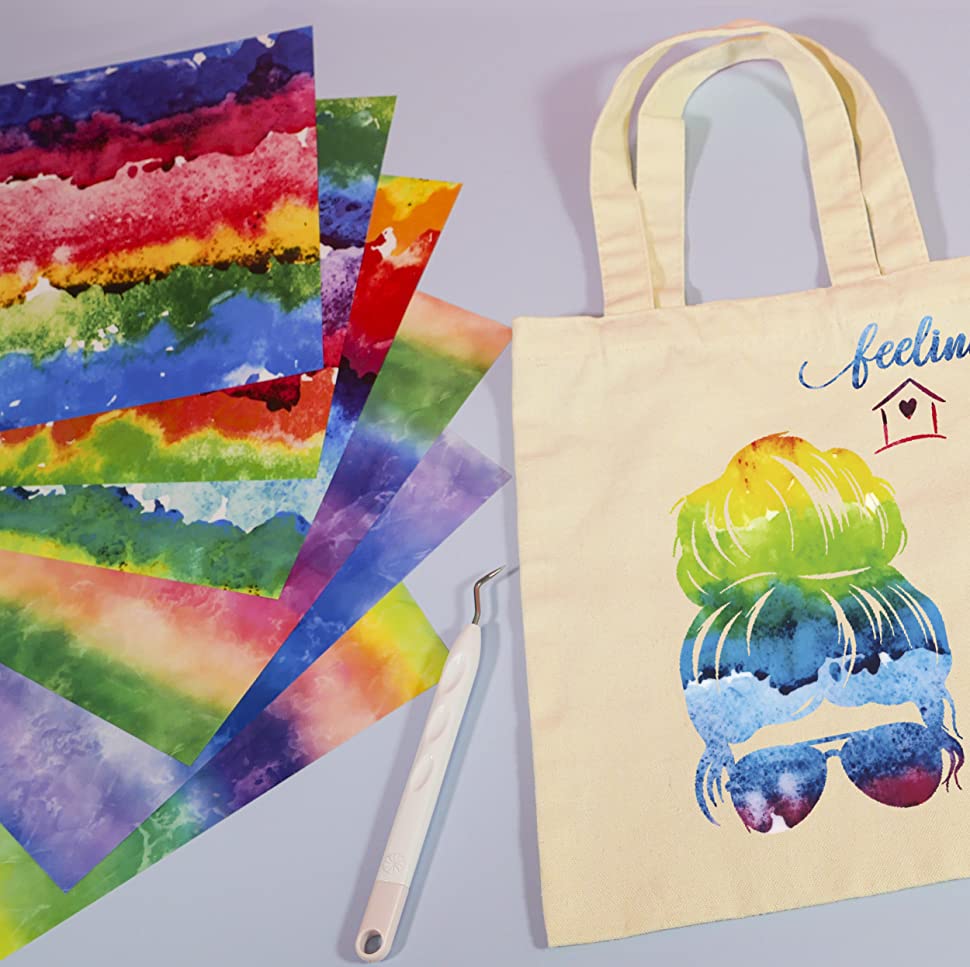 Watercolor Heat Transfer Viny