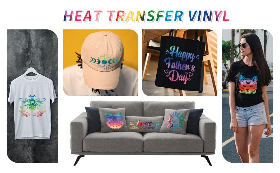 Watercolor Heat Transfer Viny