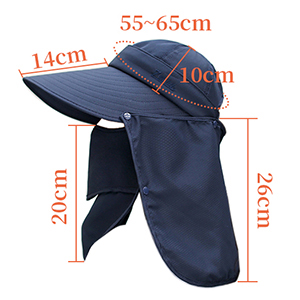 Wide Brim Sun Hat detail