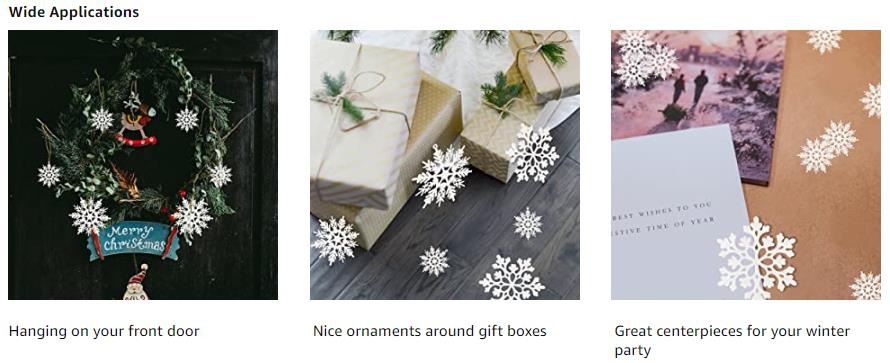 Snow Flakes Ornaments